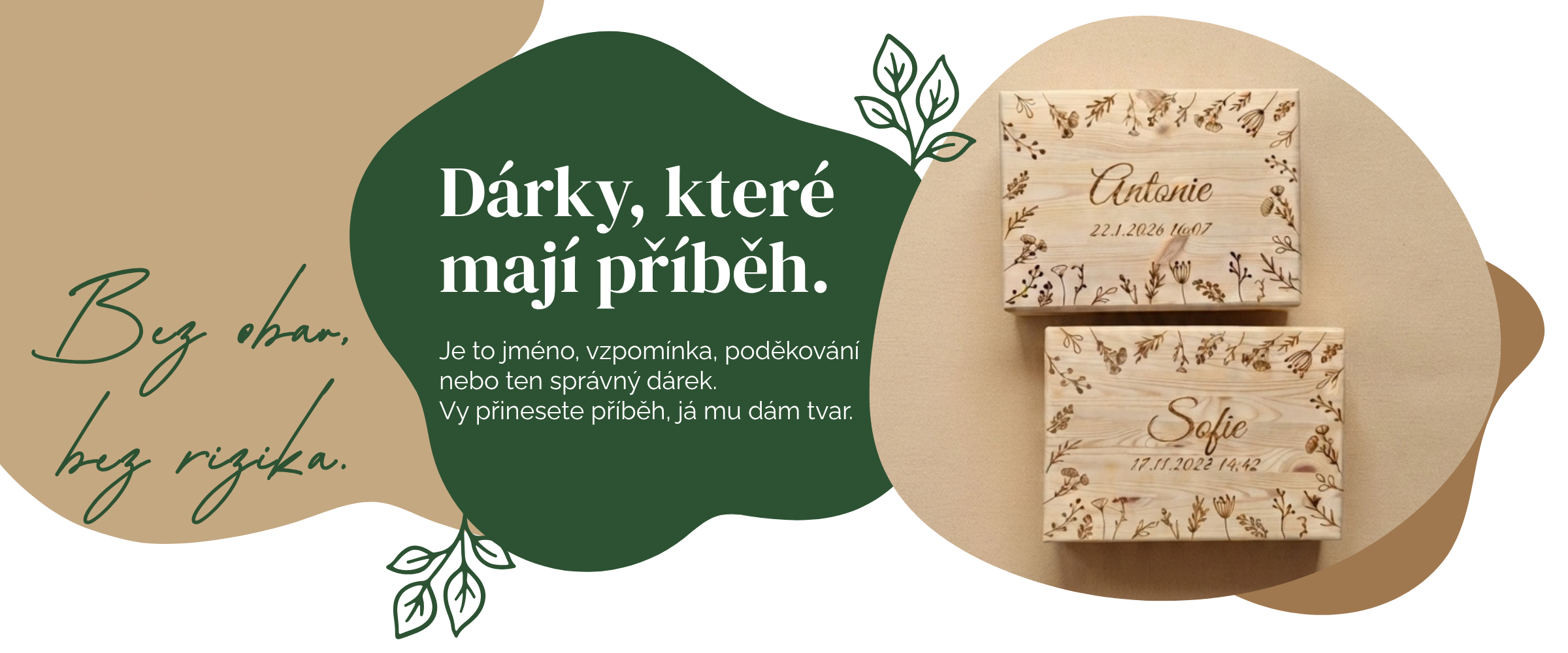 Lipové kouzlo — ručně gravírované dřevěné dárky