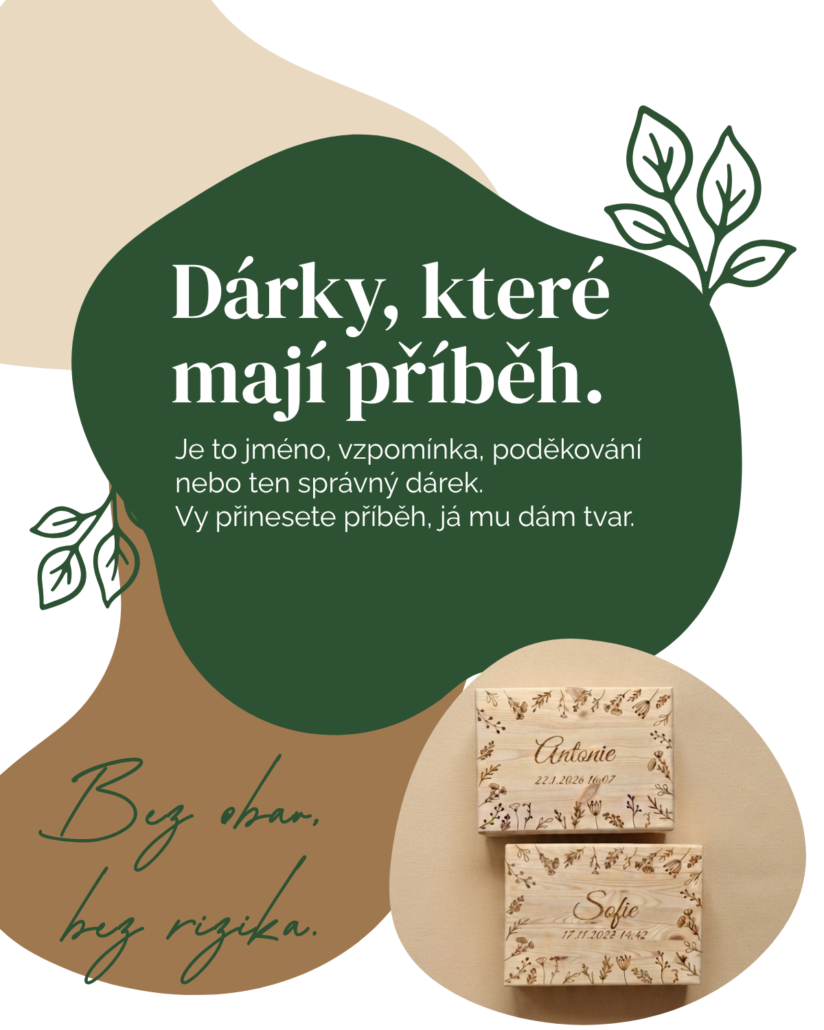 Lipové kouzlo — ručně gravírované dřevěné dárky